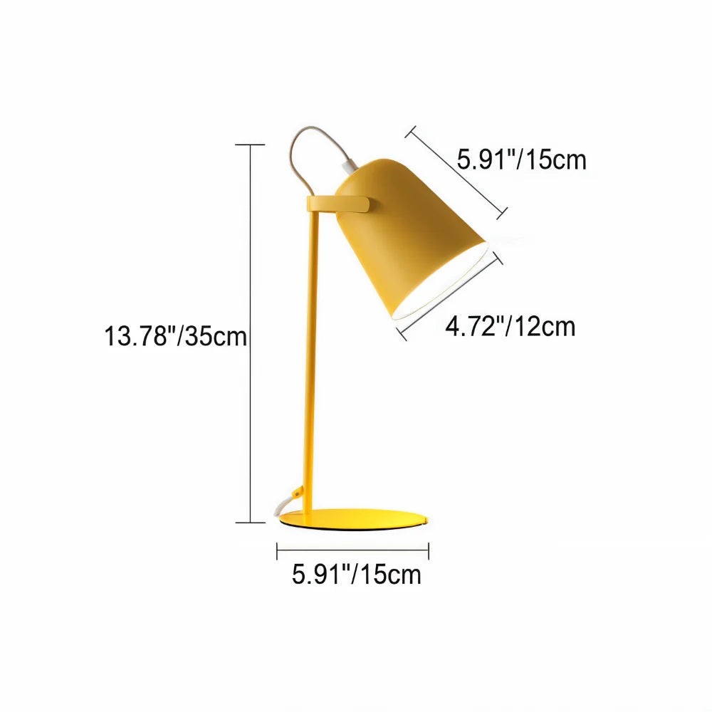Rotating Metal Adjustable Table Lamp