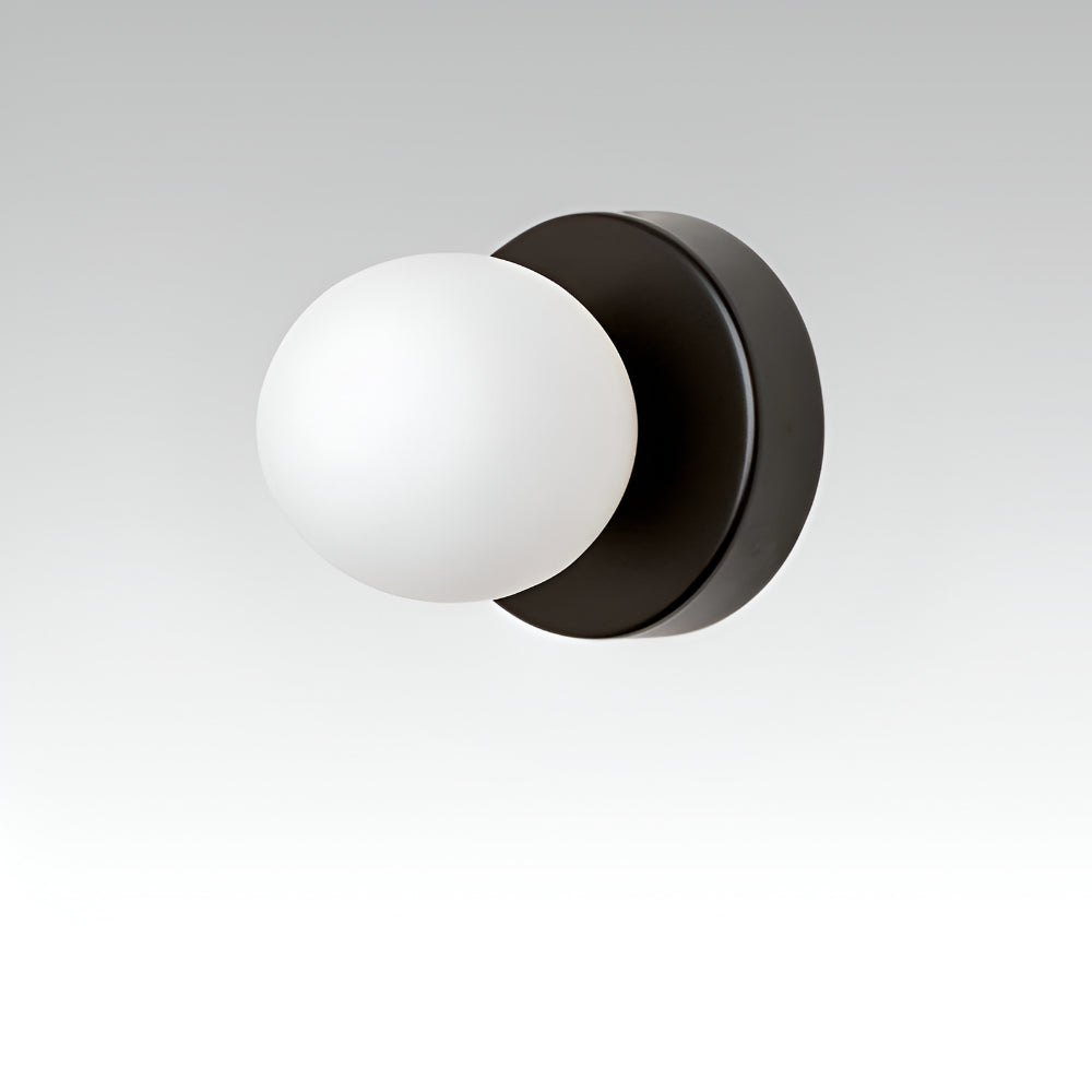 Glass Globe Indoor Wall Sconce