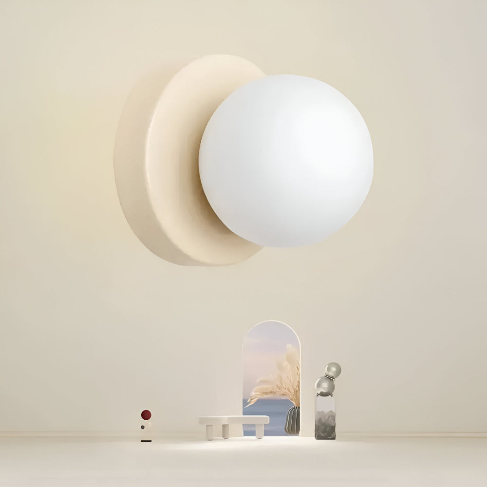 Glass Globe Indoor Wall Sconce