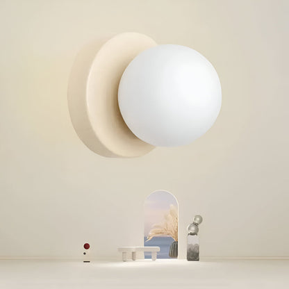 Glass Globe Indoor Wall Sconce