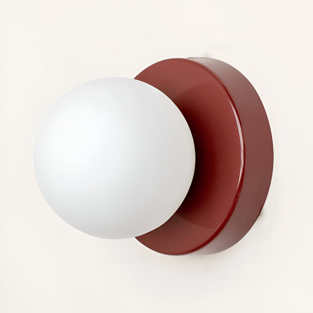 Glass Globe Indoor Wall Sconce