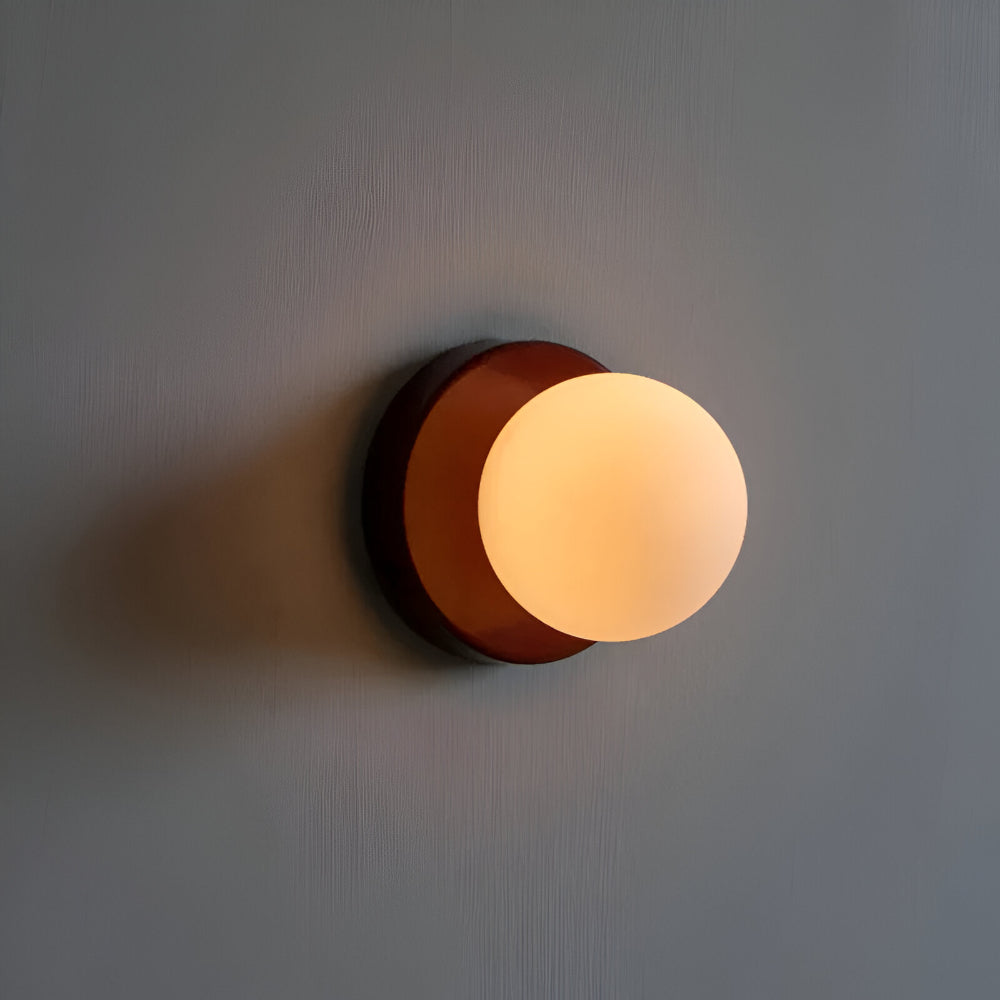 Glass Globe Indoor Wall Sconce