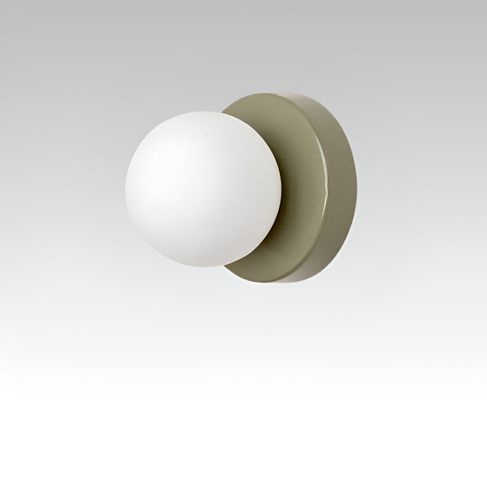 Glass Globe Indoor Wall Sconce