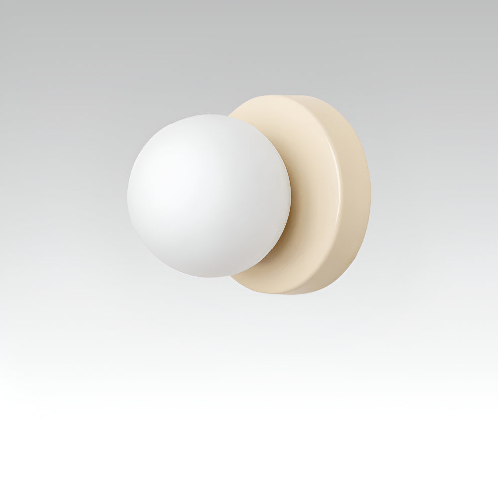 Glass Globe Indoor Wall Sconce