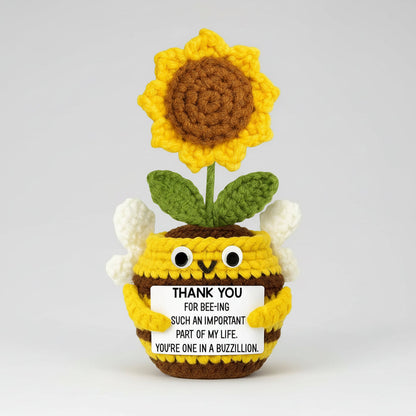 Handmade Crochet Flower Desk Decor