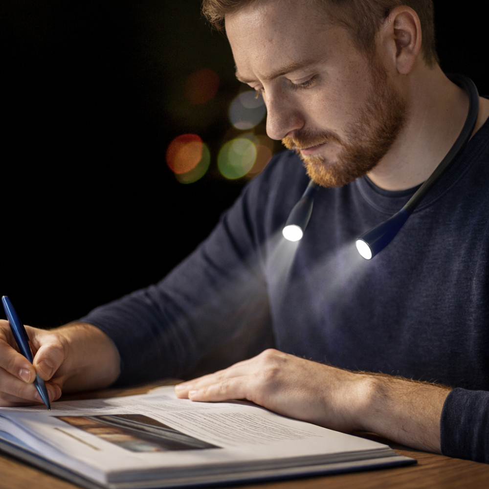 Hands-Free LED Neck Reading Light