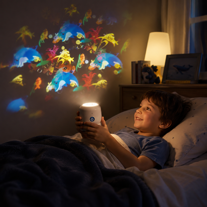 Rotating Ocean Projector Night Light