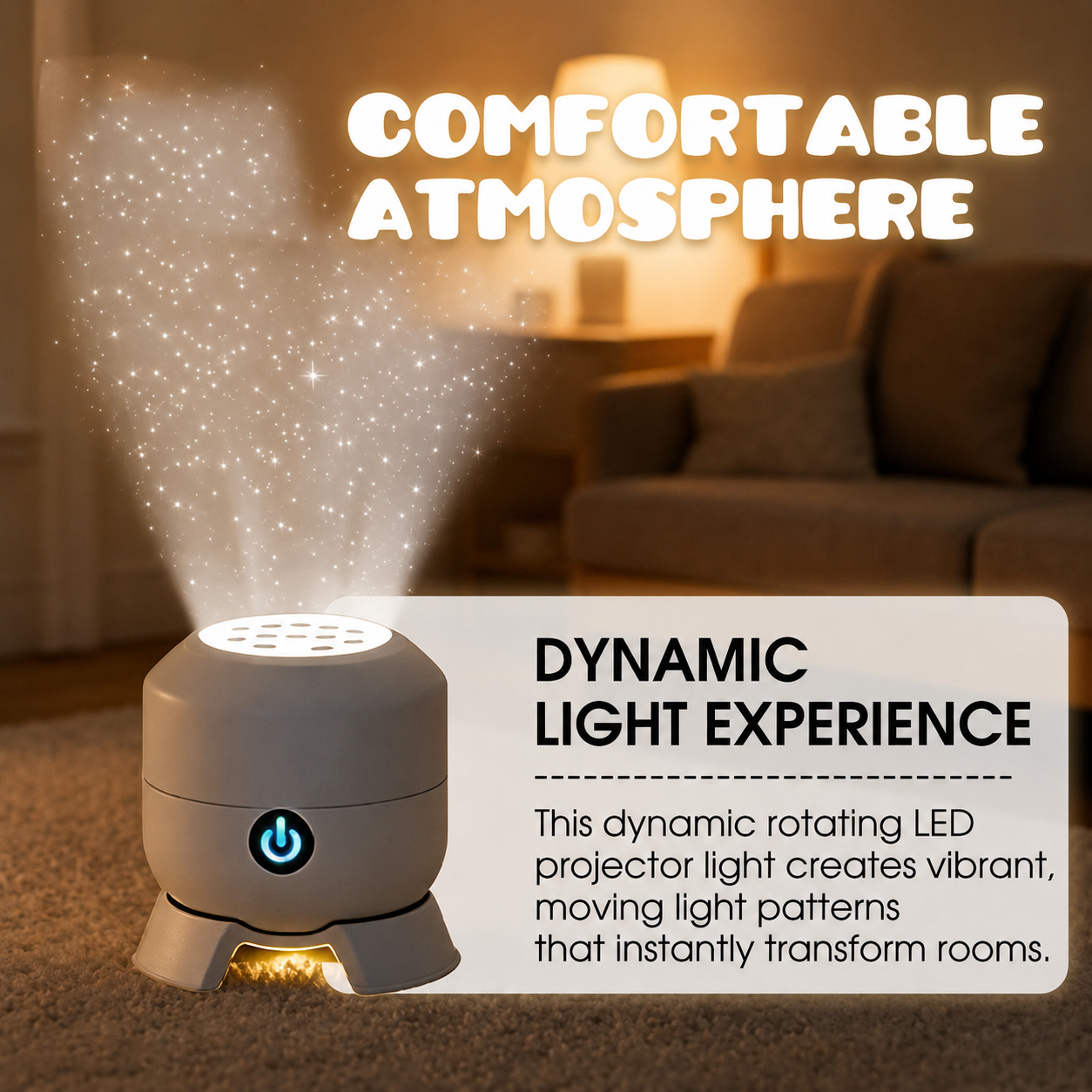 Rotating Ocean Projector Night Light