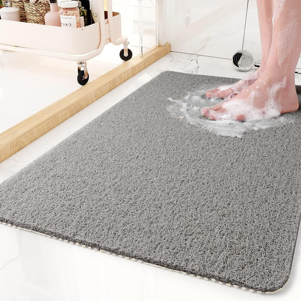 Non Slip Bath Mat Quick Drying Anti-Slip Shower Mat for Safe Use 0
