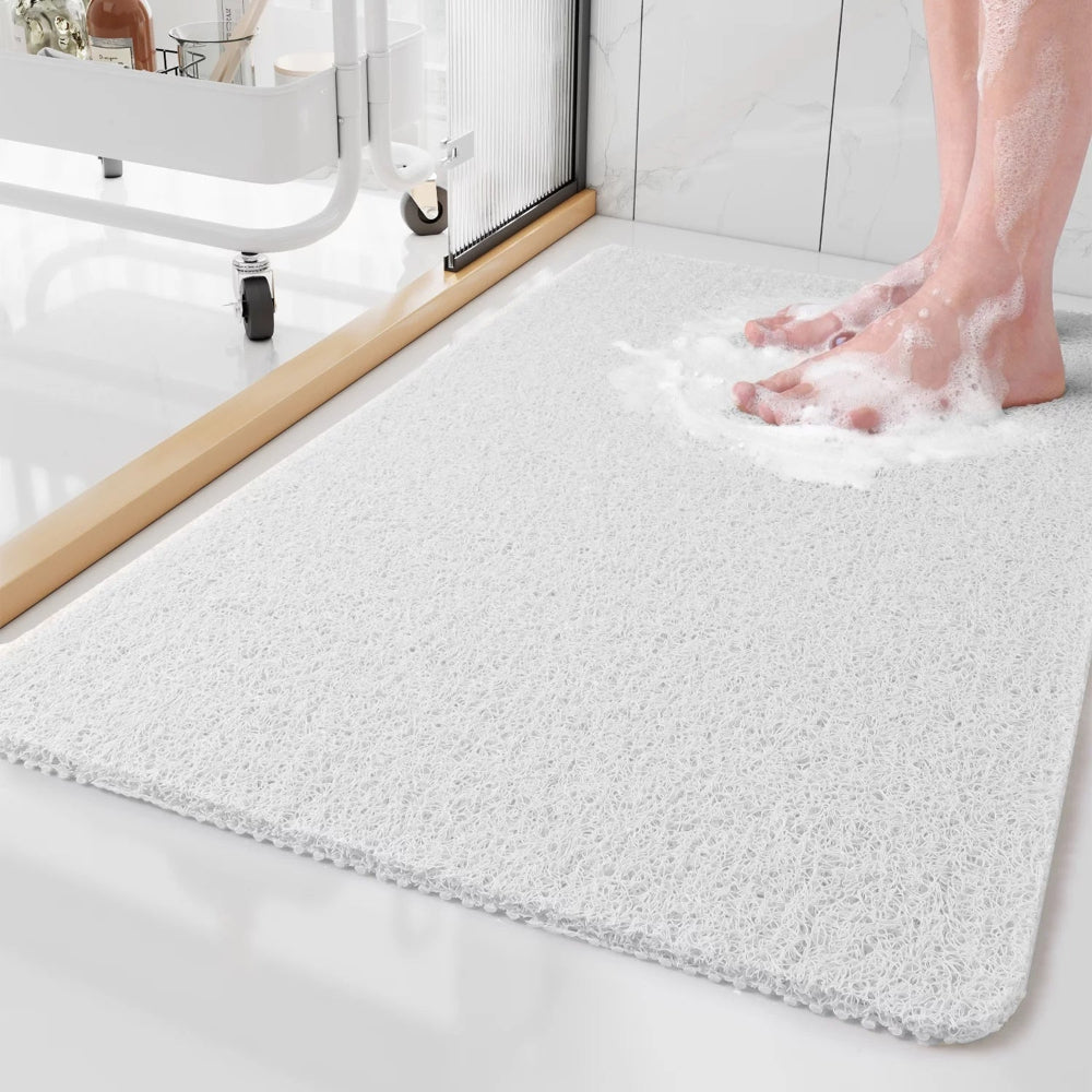 Non Slip Bath Mat Quick Drying Anti-Slip Shower Mat for Safe Use 5