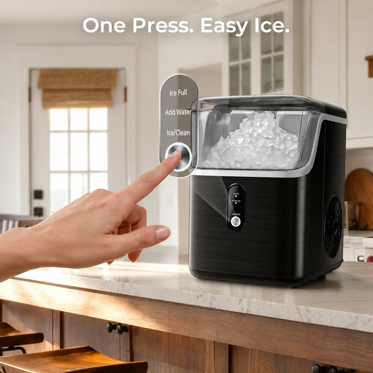 High Output Nugget Ice Maker Machine