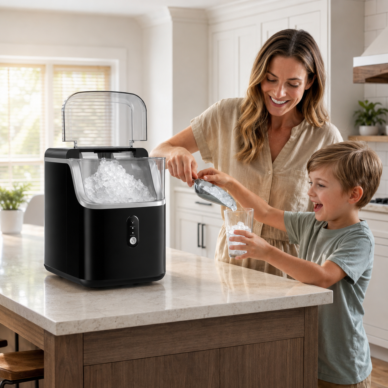 High Output Nugget Ice Maker Machine