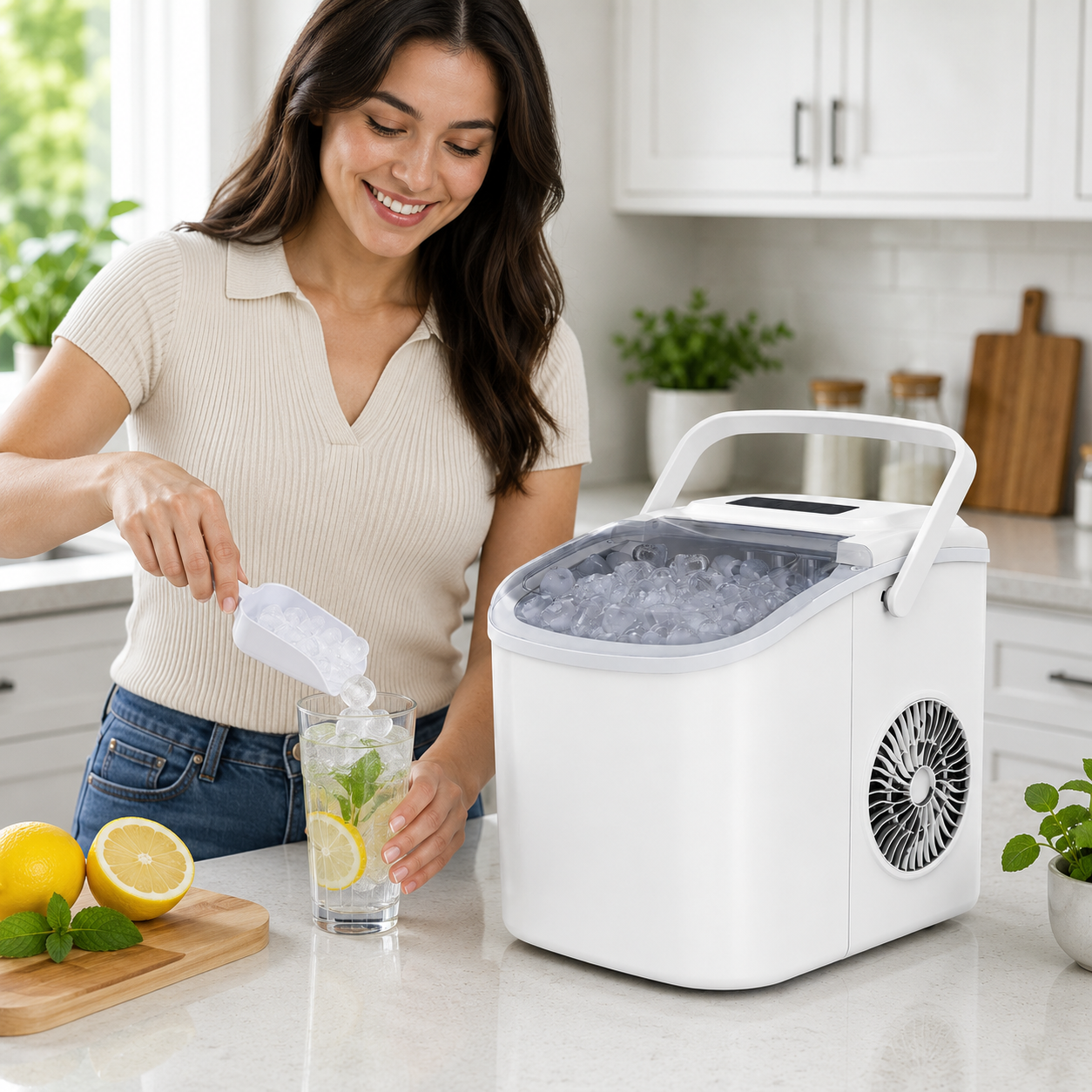 Countertop Nugget Ice Maker Machine