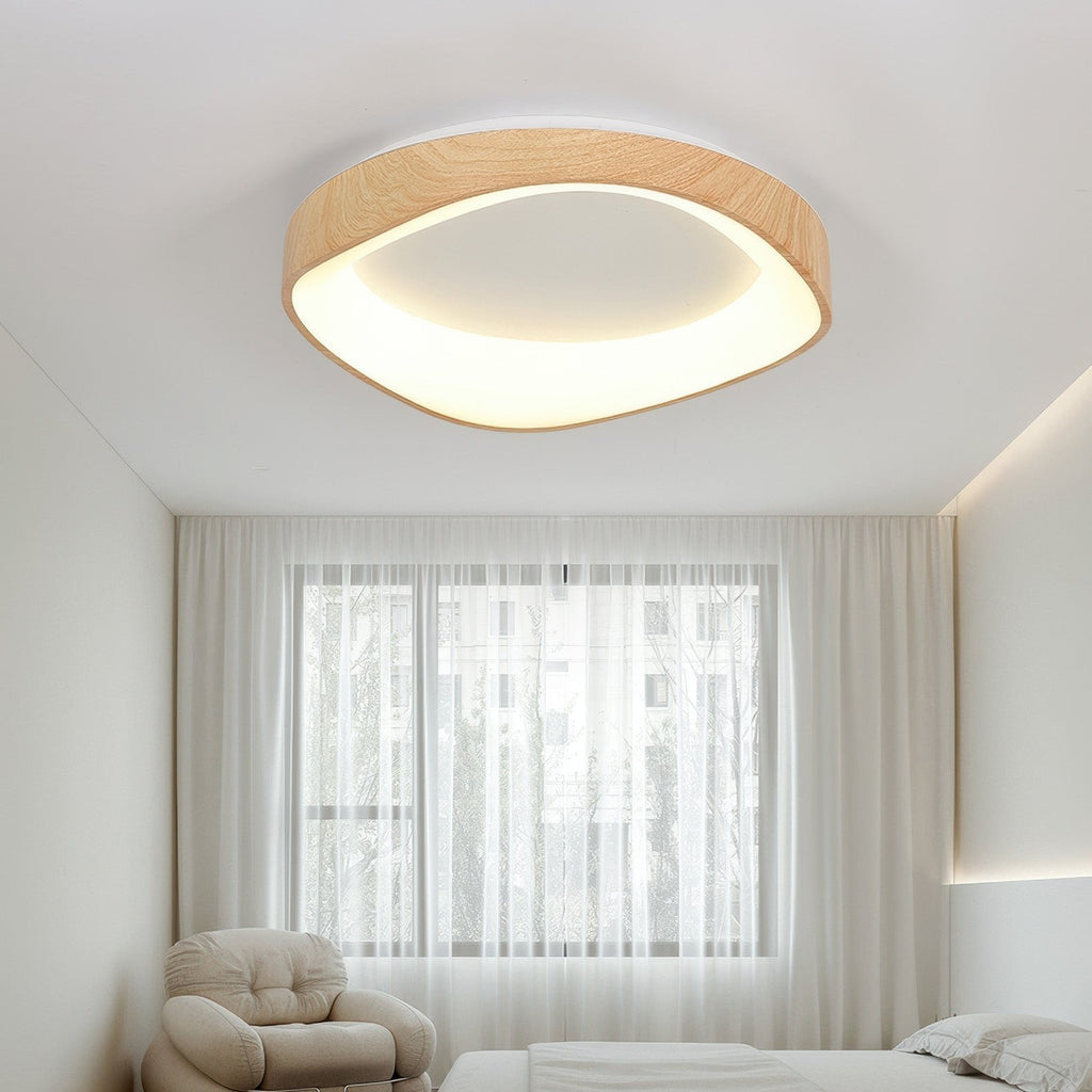 Wood Grain Artistic Ceiling Light