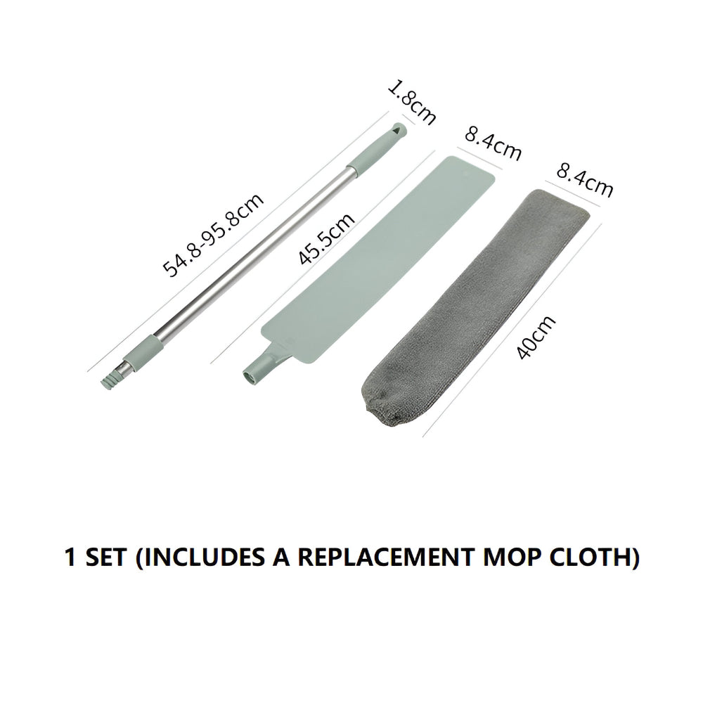 Retractable Gap Cleaning Microfibre Mop