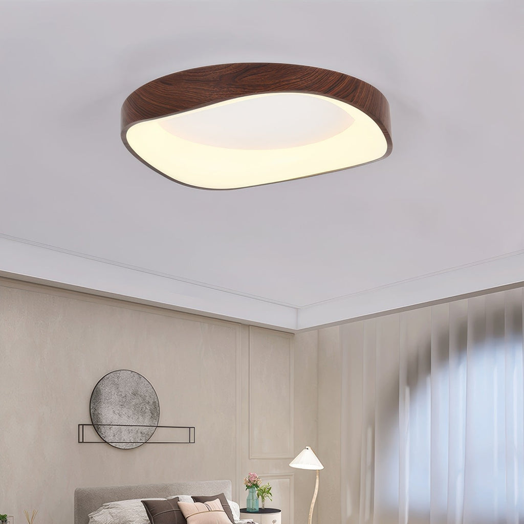 Wood Grain Artistic Ceiling Light