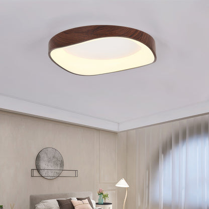 Wood Grain Artistic Ceiling Light