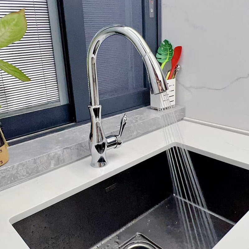 Pull Out Metal Kitchen Sink Tap