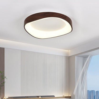 Wood Grain Artistic Ceiling Light