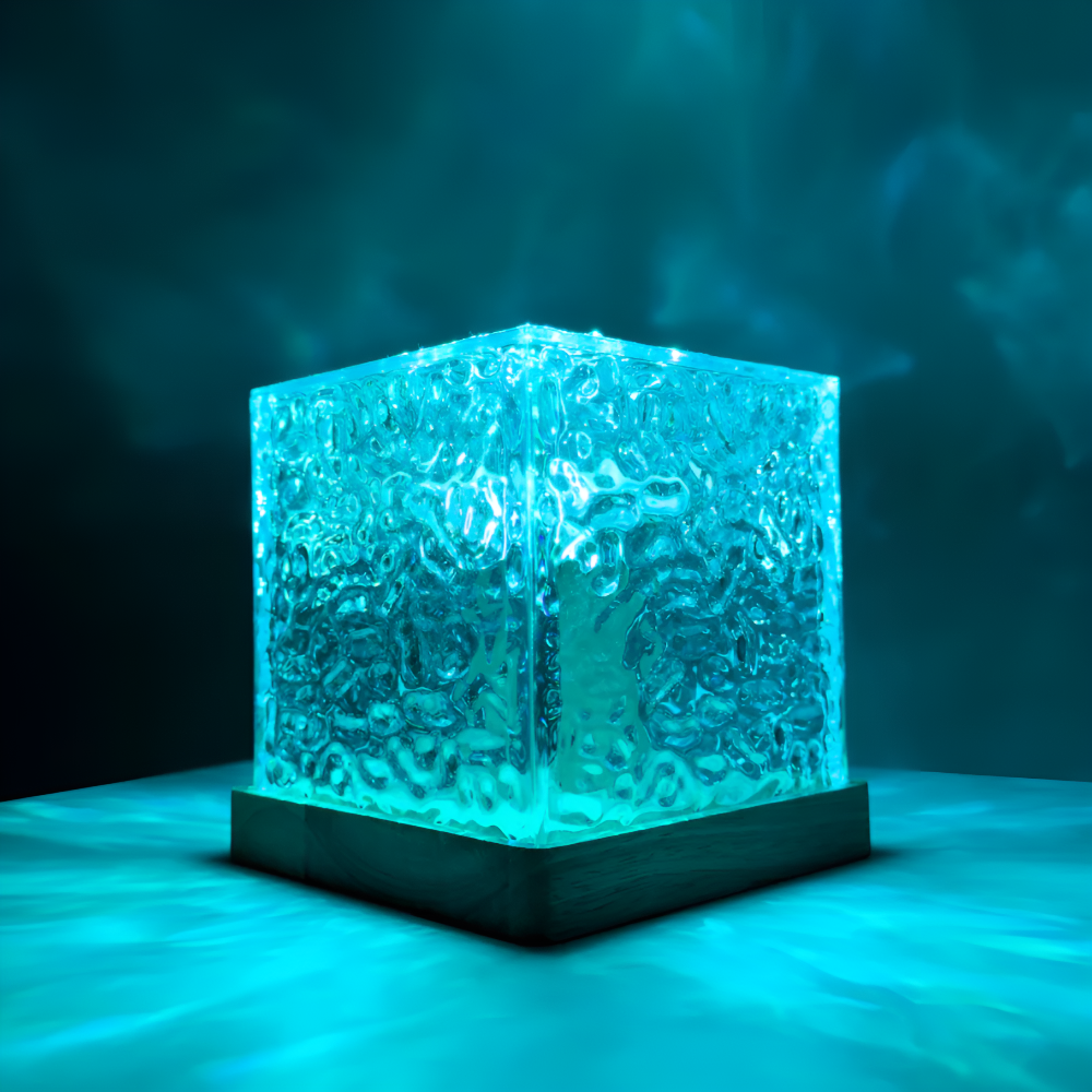 Ocean Wave Projector Night Light 16 Colors Adjustable Brightness 0
