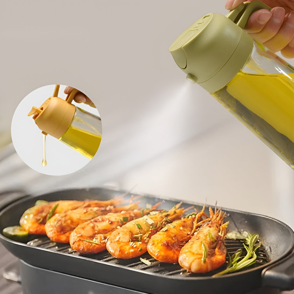 Refillable Glass Oil Sprayer Dispenser