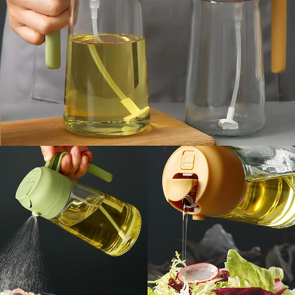 Refillable Glass Oil Sprayer Dispenser