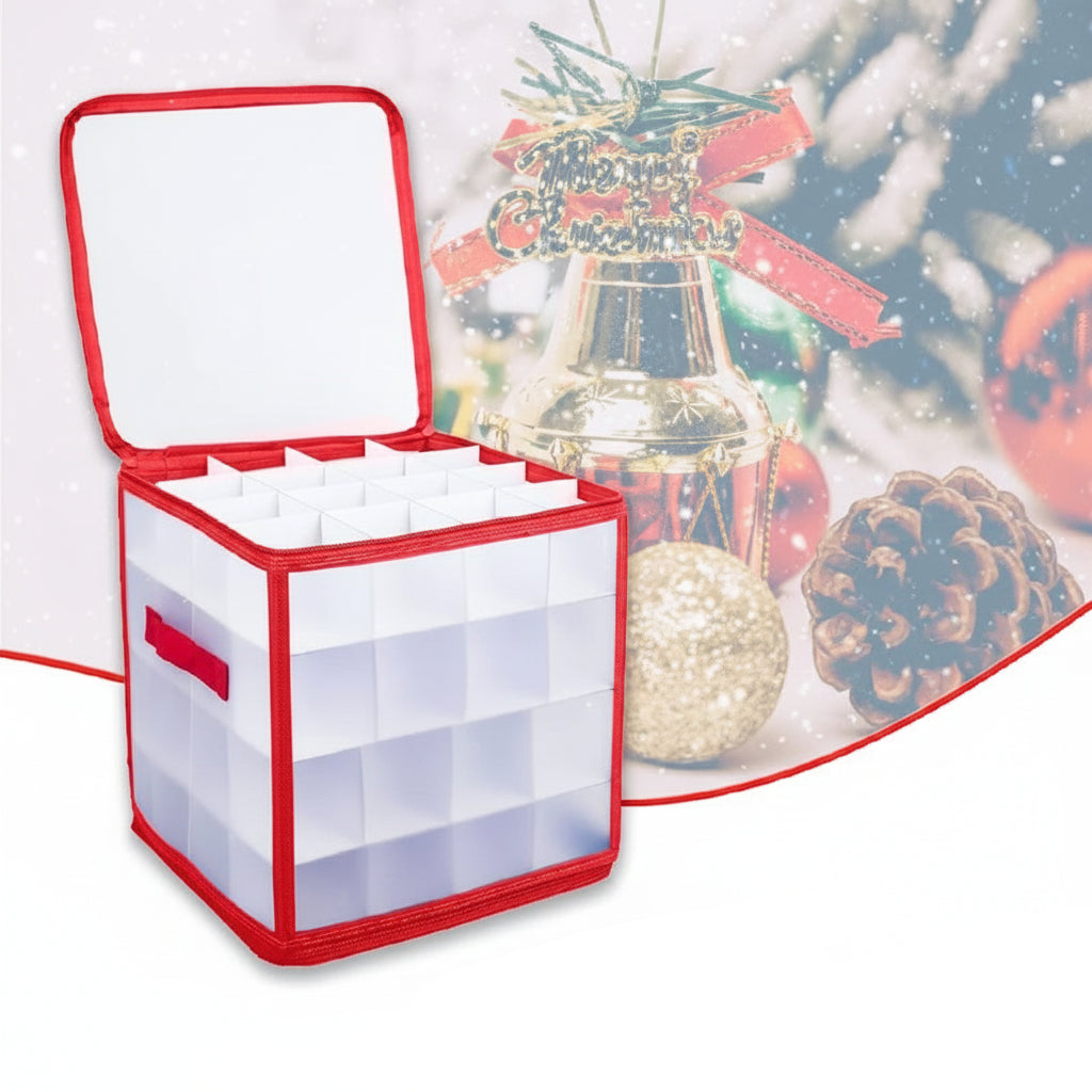 Clear Plastic Christmas Ornament Box