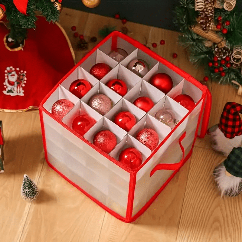 Clear Plastic Christmas Ornament Box