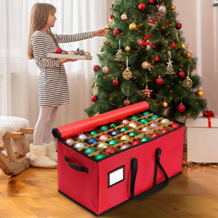 Stackable Fabric Ornament Storage Bag