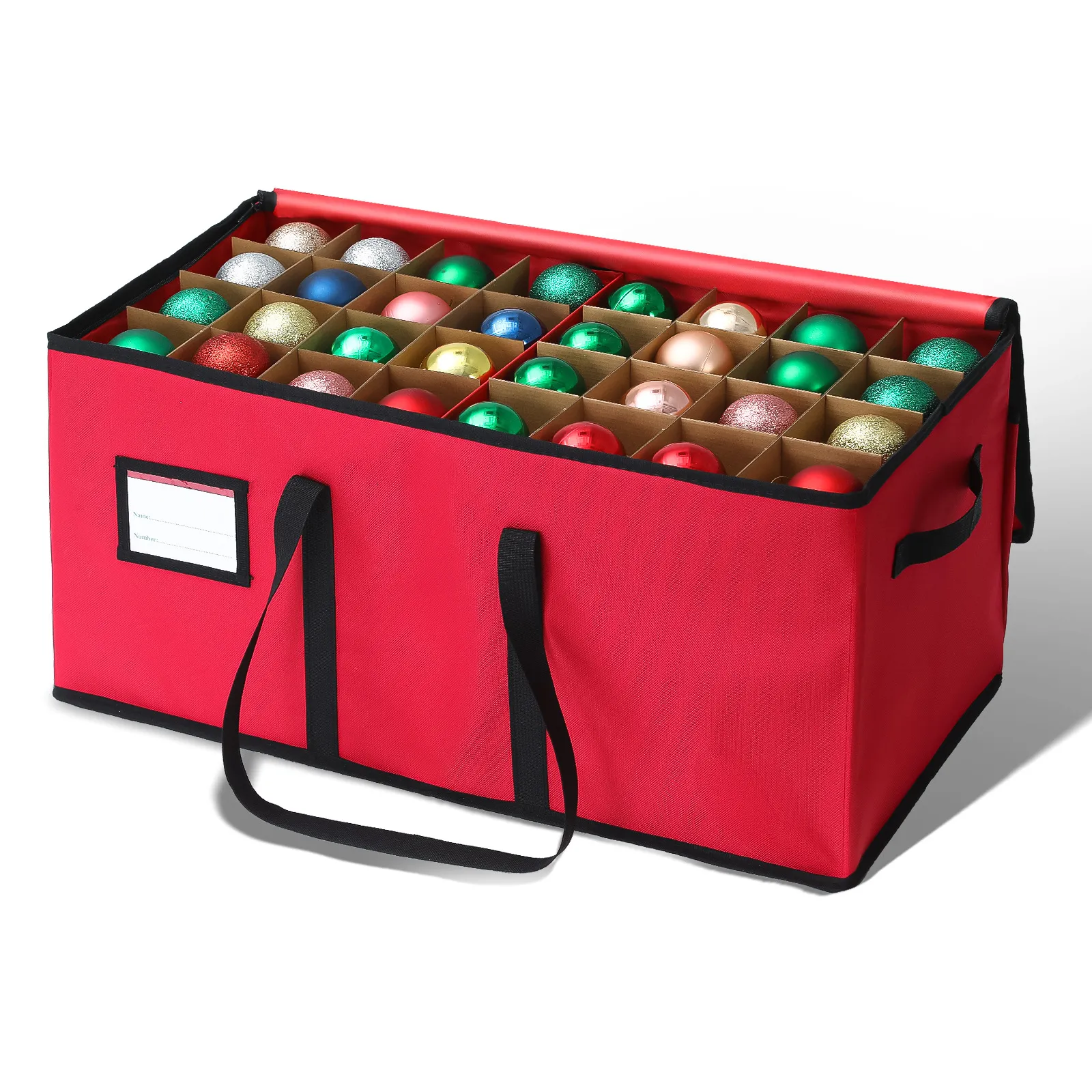 Stackable Fabric Ornament Storage Bag