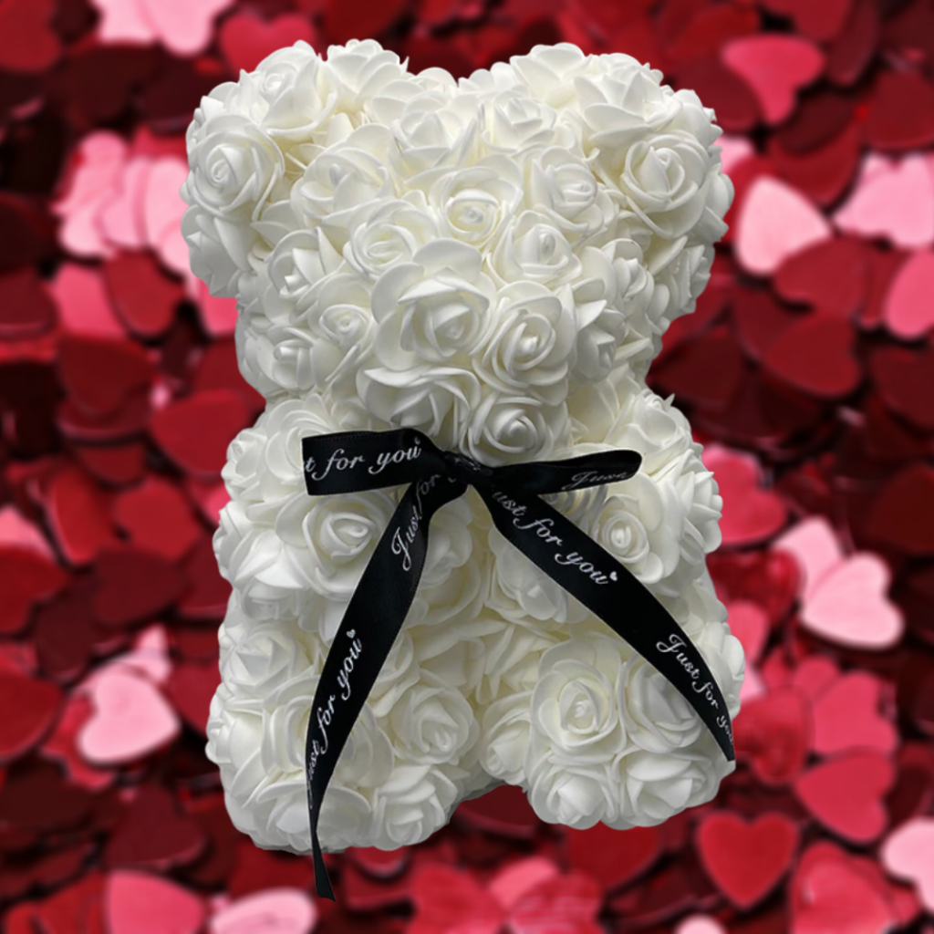 Rose Bear Artificial Flower Teddy