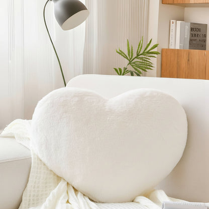 Heart Shaped Plush Sofa Cushion