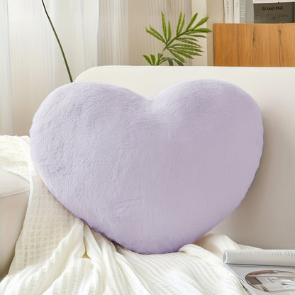 Heart Shaped Plush Sofa Cushion