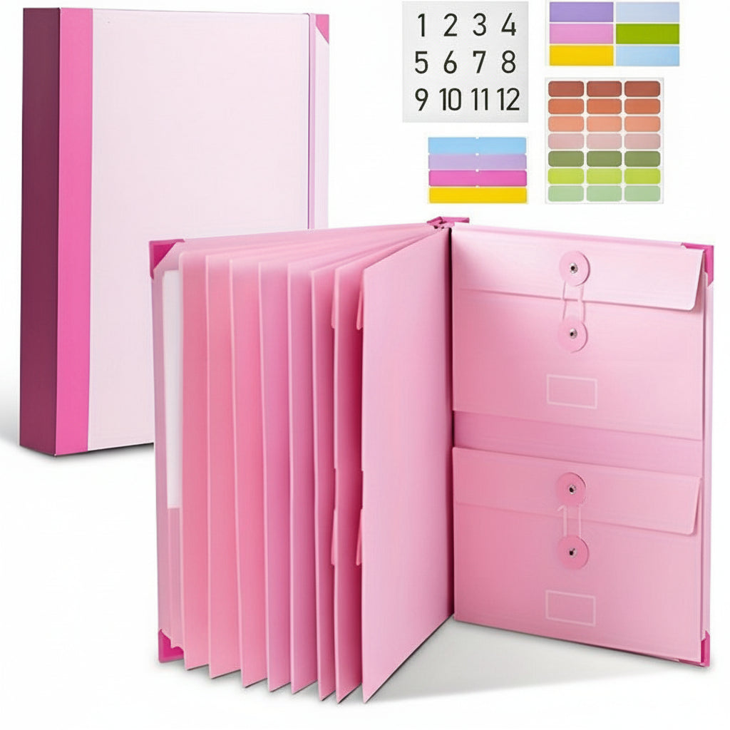 Home Records Document Organiser Binder Kit