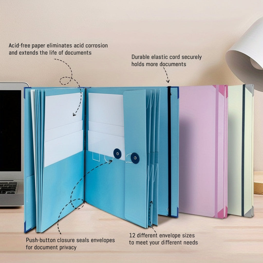 Home Records Document Organiser Binder Kit
