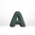 Personalized Velvet Alphabet Throw Pillow Decorative Cushion 0