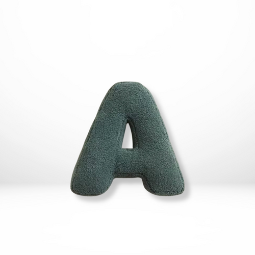 Personalized Velvet Alphabet Throw Pillow Decorative Cushion 0