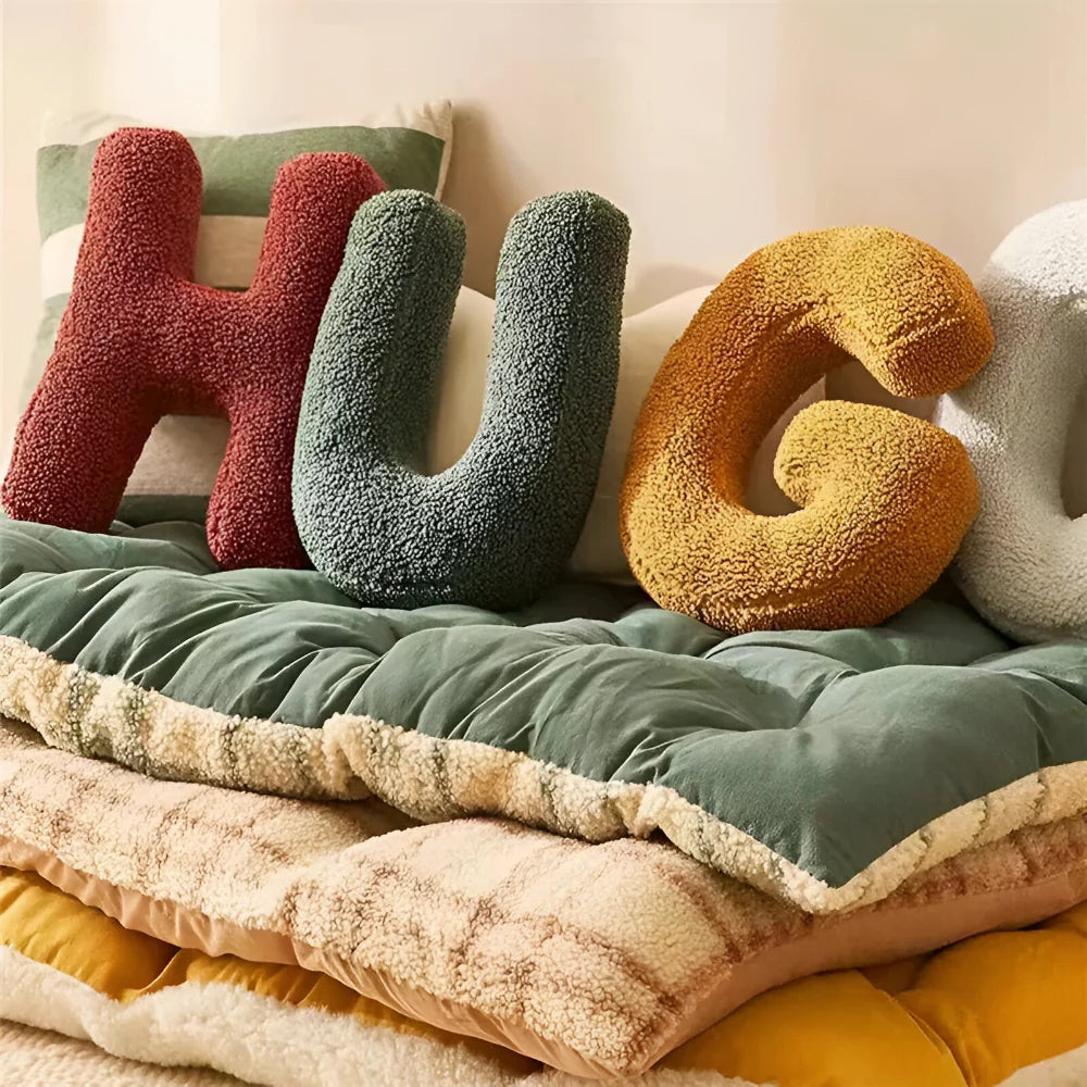 Alphabet Letter Decorative Throw Pillow
