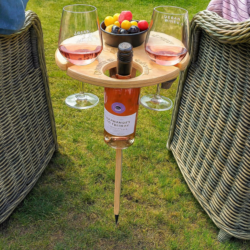 Outdoor Spike Picnic Wine Table