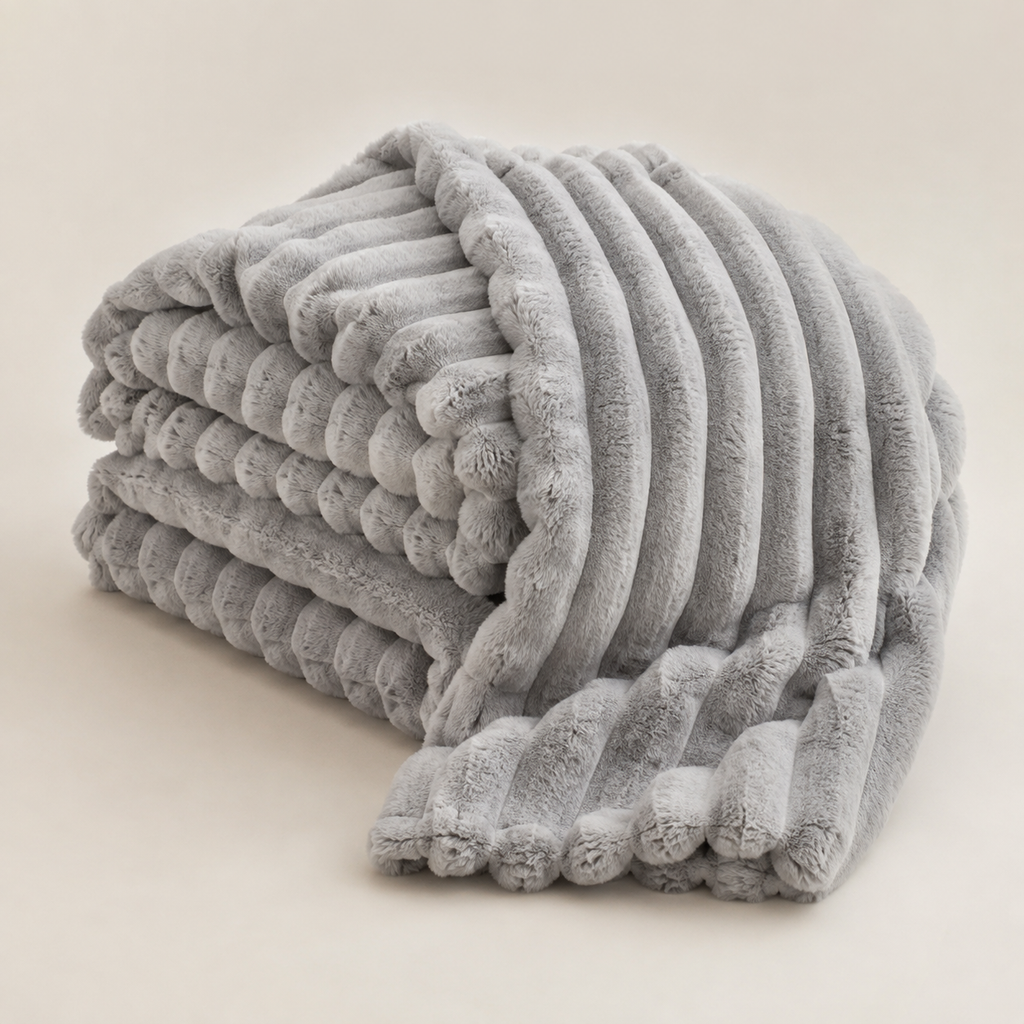 Nordic Winter Plush Blanket