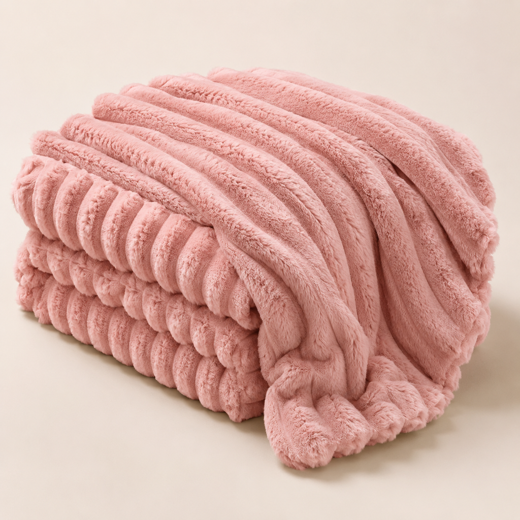 Nordic Winter Plush Blanket