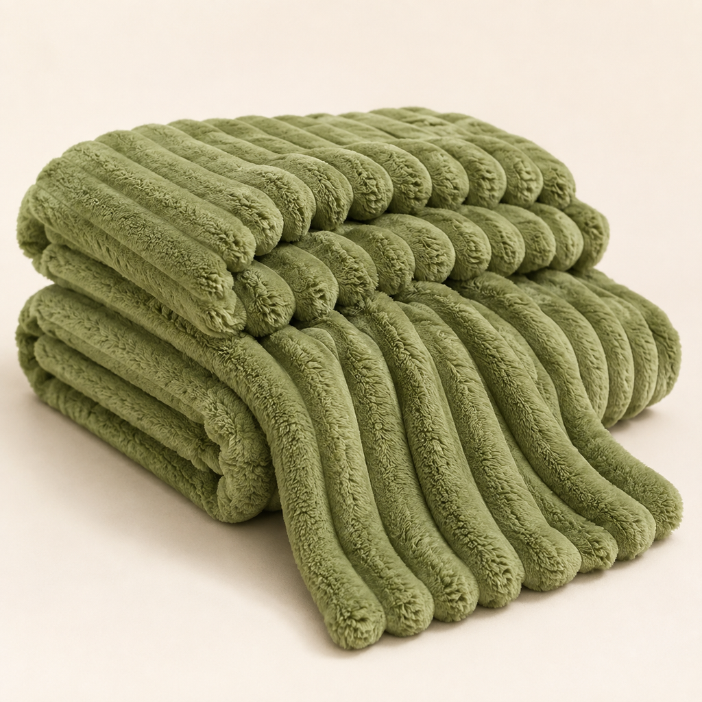 Nordic Winter Plush Blanket