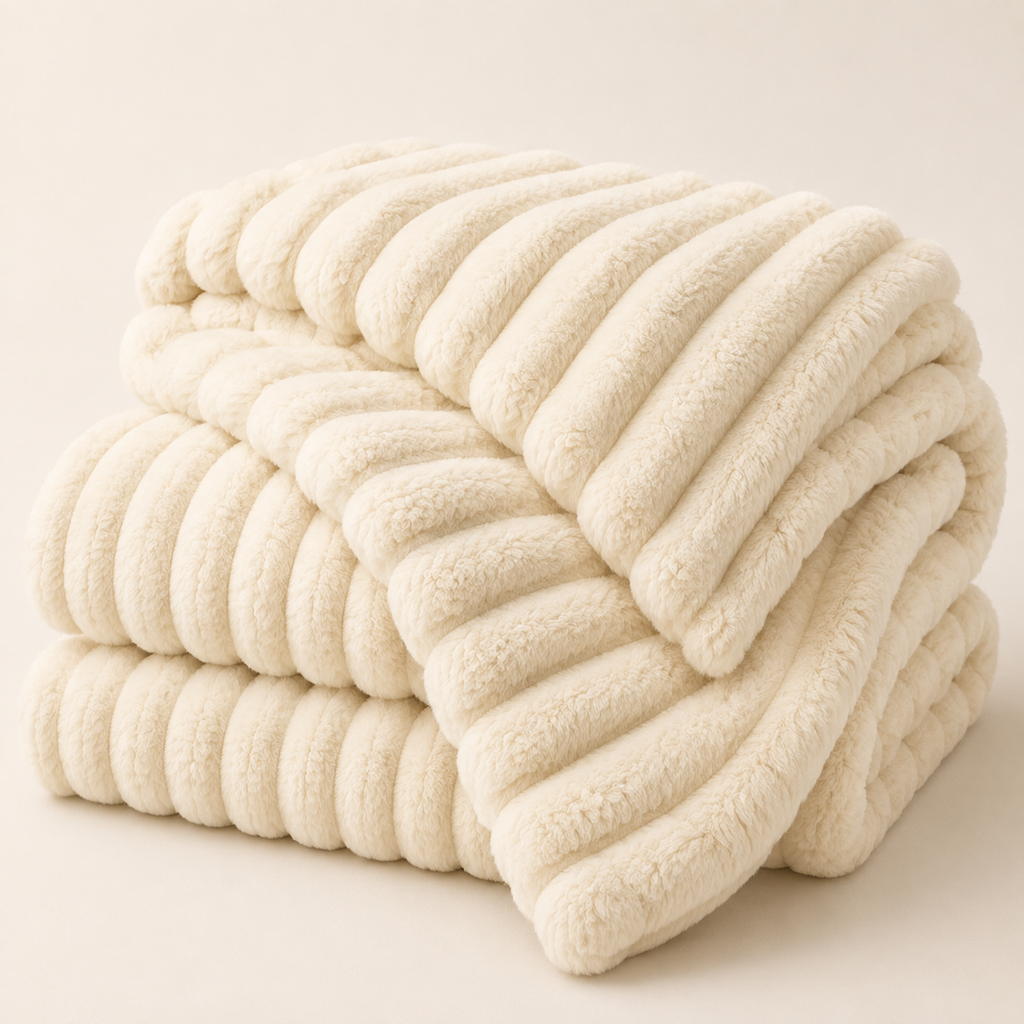 Nordic Winter Plush Blanket