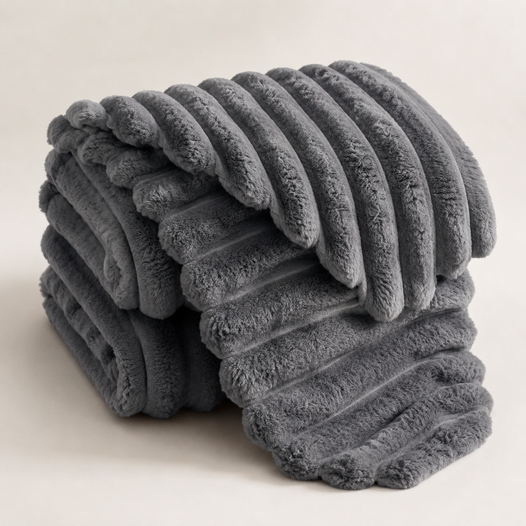 Nordic Winter Plush Blanket