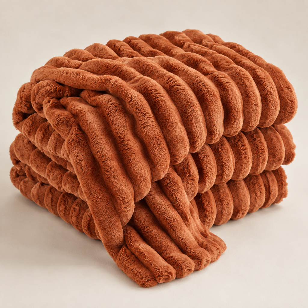 Nordic Winter Plush Blanket