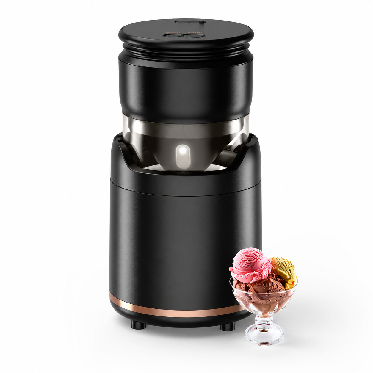 Compact Frozen Yogurt & Ice Cream Maker