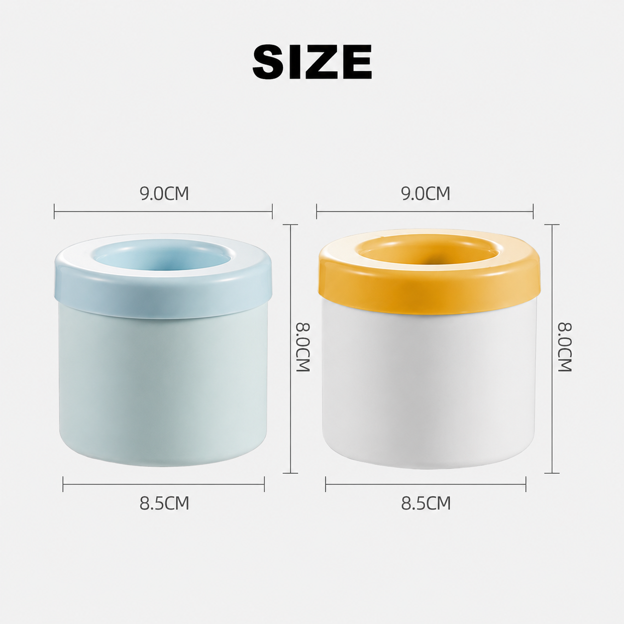Stackable Lidded Ice Cube Tray Set