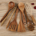 Heat Resistant Wooden Kitchen Tool Set