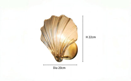 Marina Shell Glass Wall Light