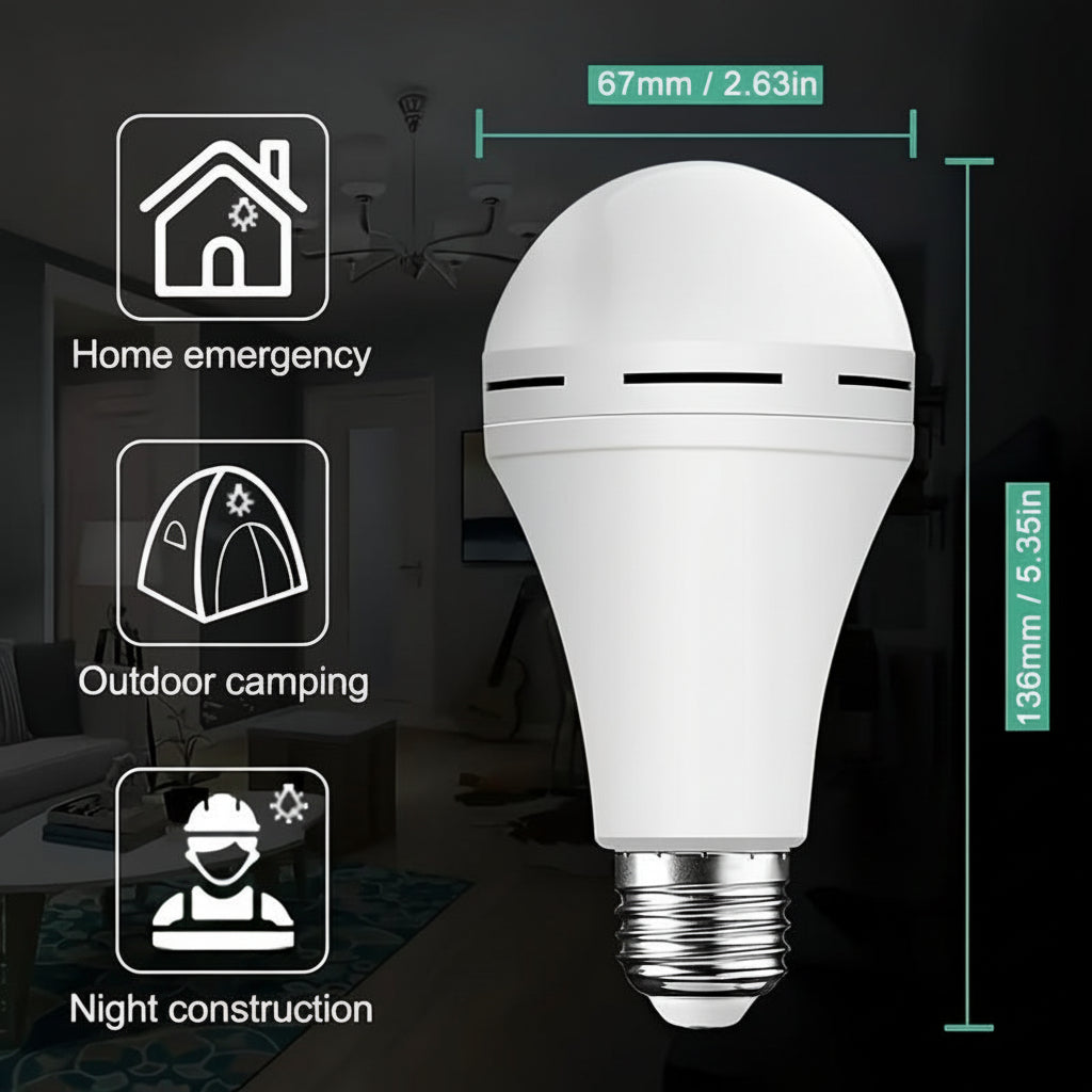 Rechargeable Emergency LED Light Bulb